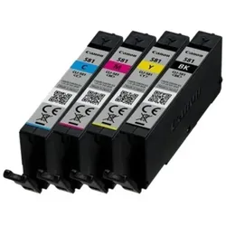 Original Canon Tinte CLI-581 4-farbig Multipack - Druckerpatronen mit 4 x 5,6ml in schwarz, cyan, magenta und gelb. Ideal für hochwertige Druckergebnisse in Canon Pixma Modellen.