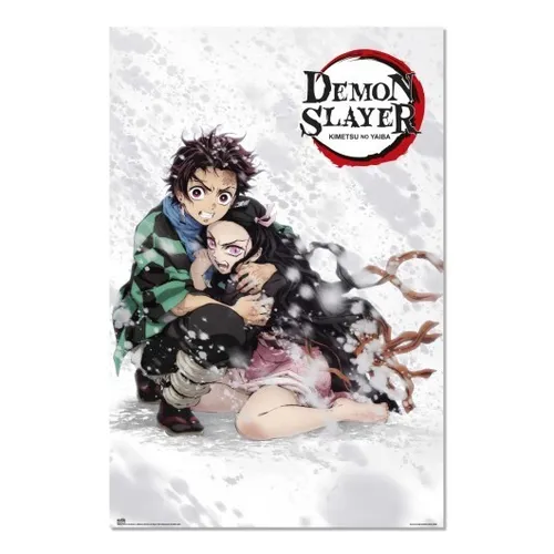 Poster Demon Slayer - Snow - Tanjiro & Nezuko  (Anime) 61x91,5cm NEU 59841 ge