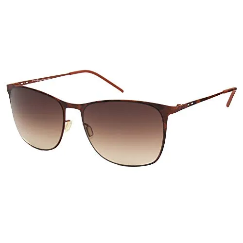 Italia Independent Damen 0213-092-000 Sonnenbrille, Braun (Marron), 57
