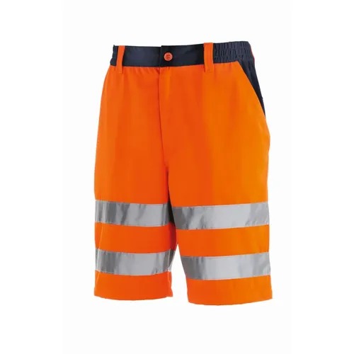 BIG Arbeitsschutz teXXor Warnschutz-Shorts ERIE 4345 leuchtorange/navy Gr. 58