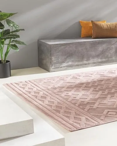 benuta Nest Teppich Bonte in pink von benuta