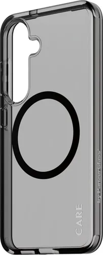 PanzerGlass CARE Flagship Urban Combat Smokey Backcover für Samsung Galaxy S25 - Smartphone-Zubehör mit coolen Smokey-Finish, schlankem Design und extremem Sturzschutz bis 4,8 m – perfekt für Outdoor-Abenteuer!