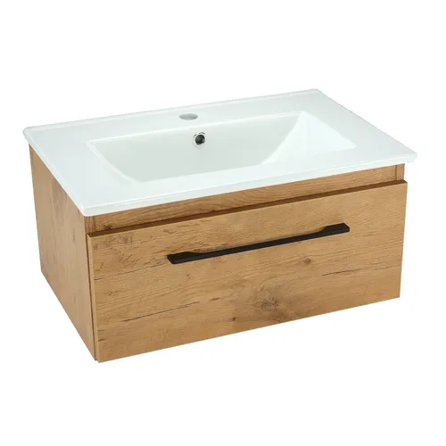 paplinskimoebel Waschbeckenunterschrank Badmöbel Wand Toilette Gäste WC Sink 60