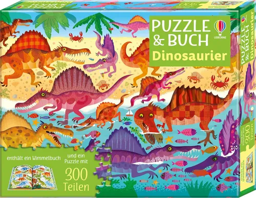 Kirsteen Robson | Puzzle & Buch: Dinosaurier | Spiel | Deutsch (2025) | 24 S.