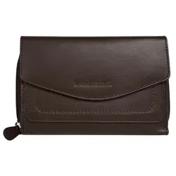 bruno banani Geldbörse Echt Leder Damen mit RFID-Schutz - Damen-Geldbörse aus 100% Rindleder mit 17 Kartenfächern und sicherem RFID-Schutz. Praktisches Design mit separatem Münzfach und kompakten Maßen für den Alltag.