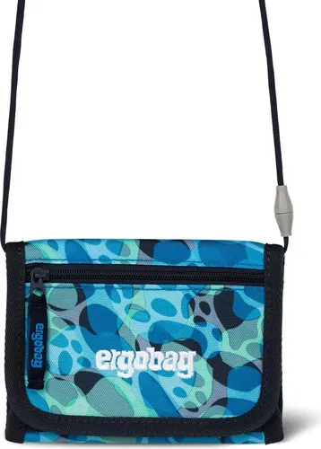 ergobag Brustbeutel Kleingeldfach, mit Sichtfenster, Geldbeutel für Kinder, zum Umhängen, mit Klettverschluss