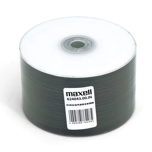PLYTA CD-R 700MB MAXELL X52 PRINTABLE FOL A 50 MAXELL 4902580762285