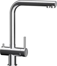 VITUS Edelstahl Festauslauf Hochdruck Trinkwasser 360° Schwenkbereich