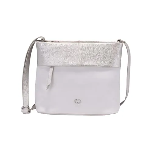 GERRY WEBER Schultertasche Shoulder Bag MHZ - Schultertasche für stilsichere Frauen, mit geräumigem Hauptfach und praktischem Design für Ordnung. Verstellbarer Schulterriemen und schickes Metallic Cold Finish.