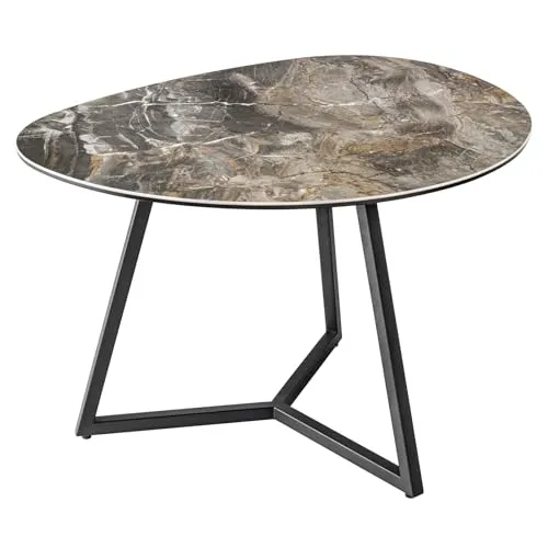 riess-ambiente Couchtisch MARVELOUS 70cm taupe/schwarz in grau von Riess-Ambiente