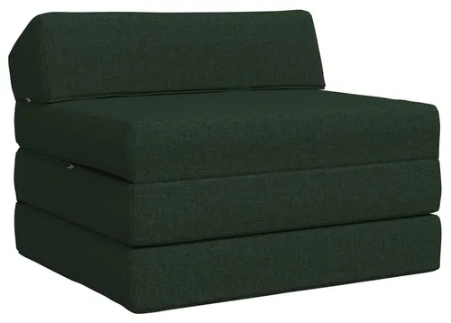 vidaXL Klappsofa Bett Dunkelgrün 200 x 70 x 10 cm