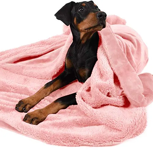 Pawsee Fleece Haustierdecke für Hunde und Katzen, 152x127 cm