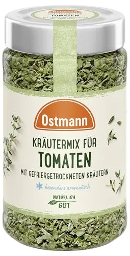 Ostmann Gewürze - Kräutermix für Tomaten | gefriergetrocknet, besonders aromatisch | 15 g im Glas