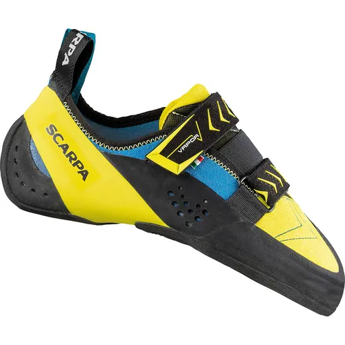 Scarpa Vapor V Herren Kletterschuhe - Mehrfarbig - 43,5 - Kletterschuhe für Herren mit präziser Passform und hervorragendem Grip, ideal für anspruchsvolle Kletterer und vielseitige Anwendungen.