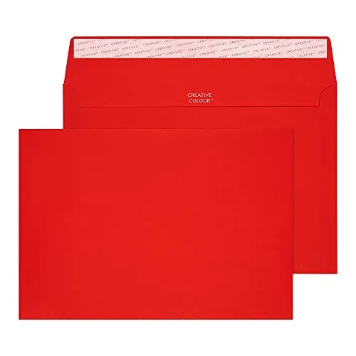 Blake Creative Colour 306 Briefumschläge Haftklebung Leuchrot C5 162 x 229 mm - 120g/m² | 500 Stück