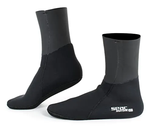 SEAC Anatomic, Neoprensocken, Thermosocke für Apnoe und Tauchen mit Tauchflossen