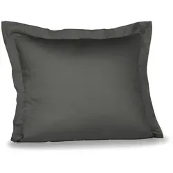 fleuresse Kissenbezug Satin 35 x 40 cm Grau Anthrazit