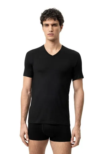 Mey Tagwäsche Hybrid T-Shirt Herren Schwarz XL - T-Shirt für Herren, feuchtigkeitsregulierend und atmungsaktiv, ideal für höchsten Tragekomfort und Schutz vor Schweißflecken.