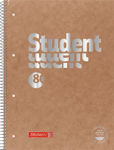 Brunnen Collegeblock Din A4 liniert Strichrand Lin27 90g/m² 106782770 Fact!