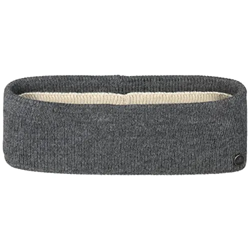 LIERYS Classic Mono Stirnband - Ohrenwärmer - Einheitsgröße - Damen & Herren - Herbst/Winter dunkelgrau One Size