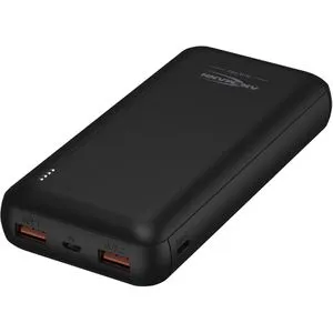 Ansmann Powerbank 20Ah PB320PD - Schnelles Laden für unterwegs - Powerbank mit 20Ah Kapazität und Quick Charge 3.0; ideal für schnelle Ladezeiten und unterwegs; mit LED-Anzeige und umfassendem Schutz.