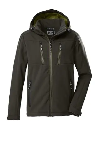 KILLTEC Herren Funktionsjacke KOW 79 MN SFTSHLL JCKT - Mäntel & Jacken - Wasser- und windabweisend mit 10.000 mm Wassersäule, ideal für Outdoor-Aktivitäten bei jedem Wetter.