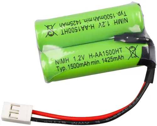 Akkuman.de Notleuchtenakku NiMH 2,4V 1500mAh 100mm Kabel ersetzt ABB 11190038V/55 Akkupacks