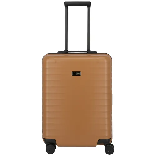 TITAN Overseas Trolley S20 4-Rollen - Canyon Bronze - Trolley in Handgepäckgröße, Made in Germany, mit kratzresistenter Oberfläche und innovativer Rahmenkonstruktion für maximale Stabilität und Sicherheit auf Reisen.