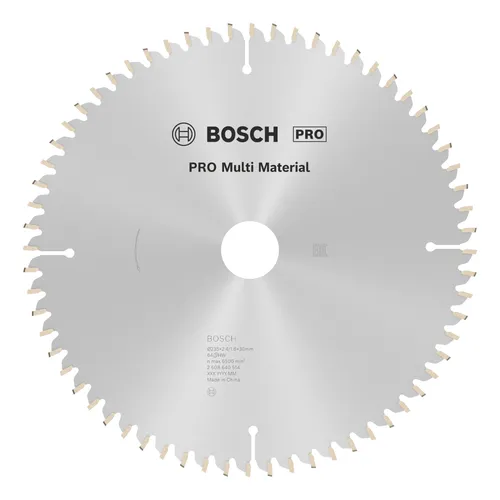 Bosch PRO Multi Material Kreissägeblatt 235 x 2,4 x 30 mm - für Aluminium und Kunststoff, lange Lebensdauer und hohe Effizienz beim Fenstereinbau