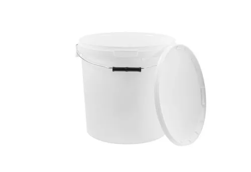 BENBOW Putzeimer für Lebensmittel, Farben, Chemikalien, (Weiß, 20-tlg., 20L)