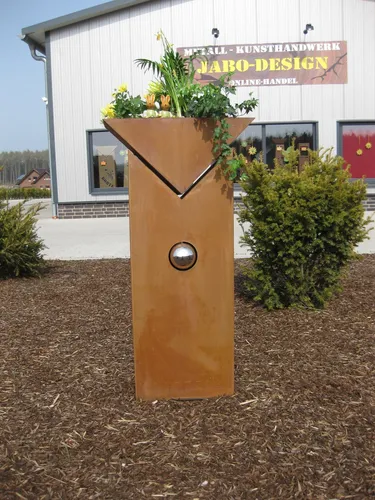 Säule XXL Rostsäule RS83 Deko Rost Säulen Blumen Garten