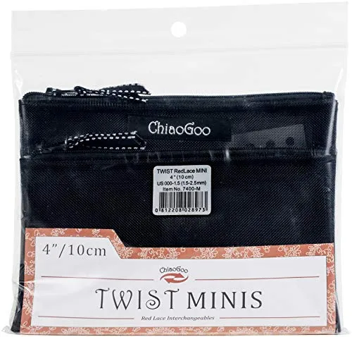 ChiaoGoo TWIST Lace inter. needle set 10cm 1.50-2.50mm - 1pc