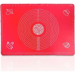 XXL Silikon Backunterlage 65x45cm - Rutschfest und Spülmaschinengeeignet - Sonstiges Backzubehör: Diese XXL Silikon Backmatte ist rutschfest, ideal zum Kneten und Rollen von Teigen und lässt sich leicht reinigen.