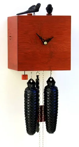 Wanduhren Rot von Rombach & Haas