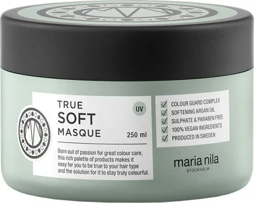 Maria Nila True Soft Hair Masque 250 ml - Intensivkur für trockene Haare, spendet tiefenwirksame Feuchtigkeit und sorgt für geschmeidiges, gesundes Haar.