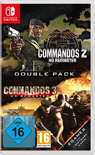 Commandos 2 & 3 HD Remasters Double Pack - Switch [EU Version] - Spiele für Nintendo Switch: Erlebe die legendären Echtzeit-Taktik-Klassiker in beeindruckender HD-Optik mit überarbeiteter Steuerung und neuen Missionen im Zweiten Weltkrieg!