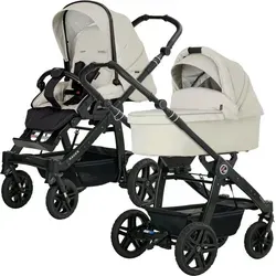 Hartan Kombikinderwagen Racer GTS Set mit Babywanne in trend creme beige