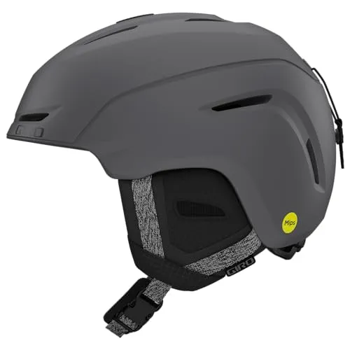 Giro Neo MIPS Matte Charcoal S Skihelm - All Mountain Skihelm mit MIPS-Technologie für optimalen Schutz, In-Mold Konstruktion und Thermostat Control für perfekte Belüftung.