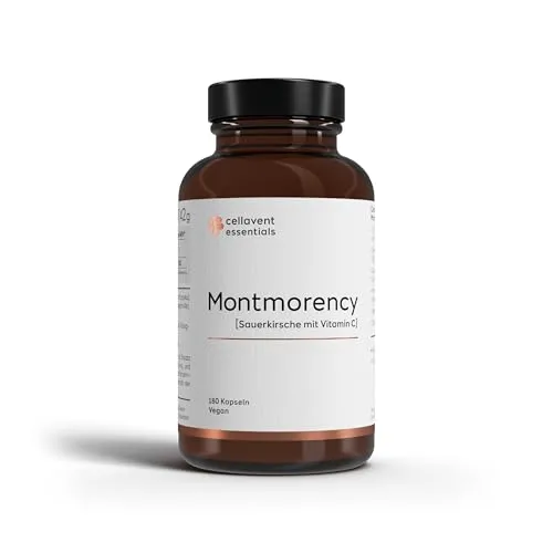 Montmorency Sauerkirschen Kapseln | 67.500 mg hochdosiert für Immunabwehr