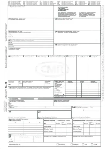 RNK CMR Frachtbrief A4 2100L 4BL von RNK Verlag