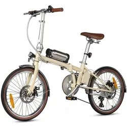 E-Bike Smart 20 Faltbares E-Fahrrad mit 250W Heckmotor - Flexibles Falt-E-Bike mit 250W Motor, 60 km Reichweite und nur 17,18 kg. Ideal für Pendler: passt in jeden Kofferraum und bietet einen komfortablen Fahrstil mit Shimano 7-Gang-Schaltung und pannensicheren Reifen.