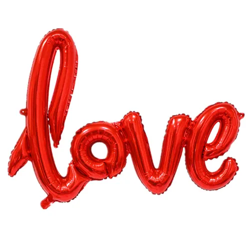 Folienballon 36 x 54cm LOVE Hochzeit Valentin Party Dekoration Verlobung Party
