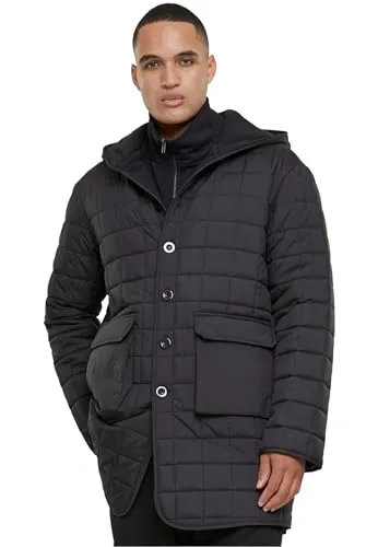 Urban Classics Herren Jacke Polar Fleece Lined Parka black M
