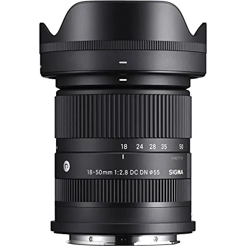 Sigma 18-50mm F2.8 DC DN Contemporary - Kompaktes APS-C Zoom-Objektiv für spiegellose APS-C Kameras, bietet überragende Bildqualität und höchste Flexibilität für kreative Fotografie.