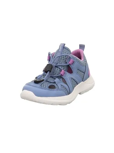 Superfit Rush Sneaker in Blau/Lila 8010, 32 EU - Sneaker mit atmungsaktivem Textilfutter und leichtem Ethylen-Vinylacetat-Verschluss, ideal für aktive Kinder.