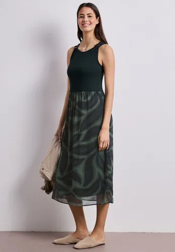 STREET ONE Midikleid LTD QR Mat Mix Chiffon Dress_A 36 EU von Street One