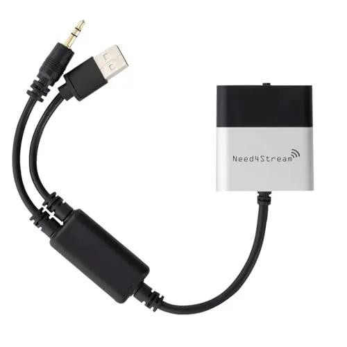 Need4Stream Bluetooth Adapter für Porsche PCM3.1 - Motorrad-Headsets: Kabelloses Musikhören mit High-End Soundqualität dank Qualcomm Chip. Kompatibel mit iPhone und Android, Steuerung über Autoradio oder Multifunktionslenkrad.