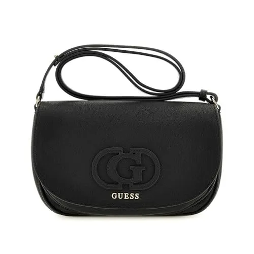 Guess Calebra Umhängetasche 26 cm schwarz - Elegante Handtasche mit 26 cm, ideal für stilbewusste Frauen, bietet ausreichend Platz für Essentials und verleiht jedem Outfit das gewisse Etwas.