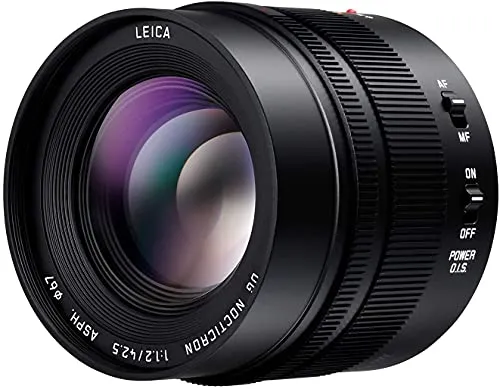 Panasonic Lumix G 42 mm F/1.2 DG AF Objektiv - Objektiv für Micro Four Thirds mit herausragender Lichtstärke von f/1,2, ideal für kreative Porträt- und Low-Light-Fotografie.