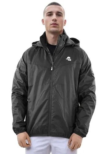 Arctic Seven Herren Regenjacke - Leicht, Atmungsaktiv & Wasserabweisend - Funktionsjacke für Outdoor-Aktivitäten, ideal bei wechselhaftem Wetter: winddicht, mit atmungsaktivem Futter und praktischen Taschen.